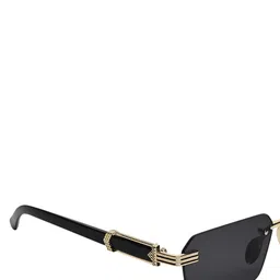 GARTH Unisex Rectangle Sunglasses with UV Protected Lens image 3