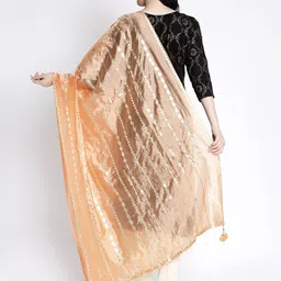 Clora Creation Embroidered Dupatta With Gotta Patti image 4