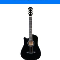 JRZ38CL/BK Acoustic Guitar (LEFT HANDED) Acoustic Guitar Linden Wood Plastic Left Hand Orientation-picture-21