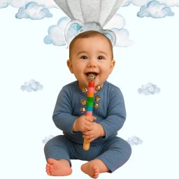 cheerful soft bells color hand cute bell Rattle-image-93