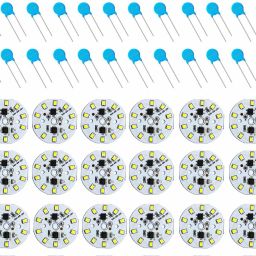 (60 Pieces) 30 Pcs 9W Super Bright DOB PCB Led Light White + 30 Pcs MOV 07D511K Electronic Components Electronic Hobby Kit-image-50