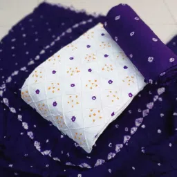 Unstitched Pure Cotton Salwar Suit Material Embellished-image-2