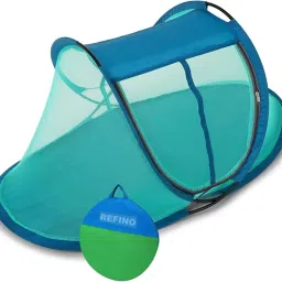 Polyester Kids Washable Foldable Baby Mosquito Net for kids , For New born Baby With base (Size : LxWxH : 3.5 X 1.9 X 1.7 Feet) (Suitable for : 0 to 2 Year) Mosquito Net-0