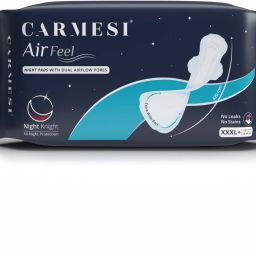 Air Feel Night With Dual Airflow Pores | All Night Protection | 8 XXXL+ Sanitary Pad-picture-10