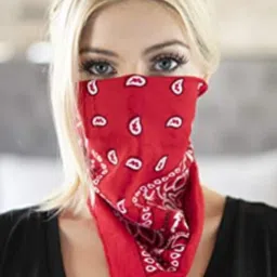 CozyFox 1 RED- Unisex Handkerchief For All Ages - 20" x 20" ["Red"] Handkerchief-image-59