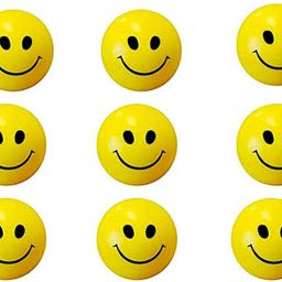 9 PCS Smiley Ball OR Smiley Squeeze Ball OR Soft Stress Relief Ball- 7 cm-picture-3