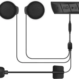amiciAuto Bluetooth 5.0 Helmet Headset, Wireless Over-Ear Headphone for Motorcycle Riders Smart Headphones-image-47
