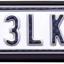 delhismart Unbreakable Bike Number Plate Frame (Standard Size for All Bikes) - Set of Two Bike Number Plate image 4