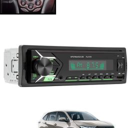 Car 7 Colors Display/12V/MP3 Single DIN Stereo BT/FM/AM/Audio Receiver 156 Car Stereo-30