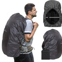 DoDoEnterprise Back 40L Rain Cover for Travel Outdoor Activities Other for Camping & Hiking Waterproof Laptop Bag Cover, School Bag Cover, Trekking Bag Cover, Luggage Bag Cover-image-89
