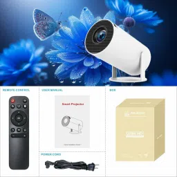 SHOPOGENIX LED Smart TV 4K Projector with Fast Wireless Casting (1200 lm / 2 Speaker / Wireless / Remote Controller) Portable Projector-40
