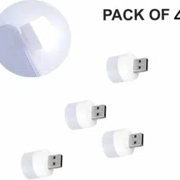 shreejee USB plug & Play Energy efficient LED light /Emergency light X4.59 (Pack of 4) LED Lantern image 2