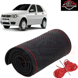 Hand Stiched Steering Cover For Fiat Universal For Car-image-78