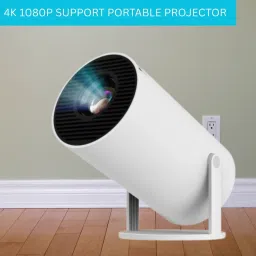 Guggu Protable Projector for Home 4K Support With Built-in App Netflix/YouTubeU332 (4500 lm / 1 Speaker / Wireless / Remote Controller) Portable Projector-image-87