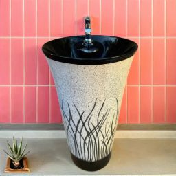 Ceramic Pedestal Wash Basin – Sleek Design, Durable & Space-Saving Bathroom Sink CERAMIC Pedestal Basin-image-43