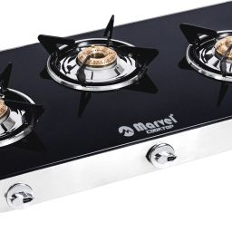 - Infuzion - Crystal Black Glass Top, SS Body Glass Manual Gas Stove-image-24