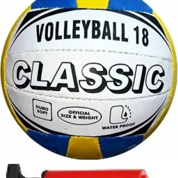 Volleyball classic18 size-4 volley04 with air pump Volleyball - Size: 4-picture-10