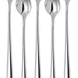 Soda long spoon set 5 Stainless Steel Ice Tea Spoon Set-image-89