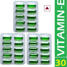 Nutrition Vitamin E-400mg for Healthy Hair, Skin and Eyes, 30 Capsules-image-9