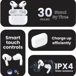 bullstorm Earbuds Touch Sensor Wireless Bluetooth TWS Connectivity for Android iOS Devices Bluetooth Gaming Headset image 3