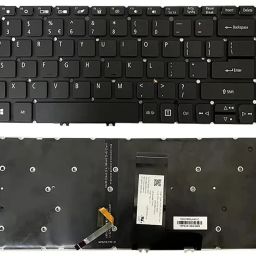 SOLUTIONS-365 ACER 315-51 WITH BACKLIT BLACK US Internal Laptop-size Laptop Keyboard Compatible with Desktop, Laptop, Mac-image-32