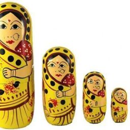 Urban Hawker wooden Doll Toy-pack of 5-image-64