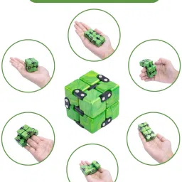 cubelelo Drift Cube Green Magic Cube Puzzle Toy image 3