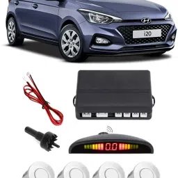 GS188 Silver Car Reverse Parking Sensor with LED Display 4 Sensor G188 Parking Sensor-0
