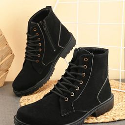 killer Men's Casual Outdoor High Top Lace Up Boots, Comfortable Hiking and Trekking Boots For Men-picture-34