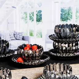 Glass Dessert Bowl Eva Serving Set-image-19