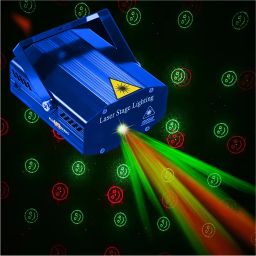 Make Ur Wish Laser Stage Light Sound Activate LED Blinker For Party Disco Laser 6 Mode Light Motion Sensor Light-image-89