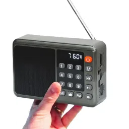 JAXTER FM Radio with Bluetooth Speaker - Portable & Wireless Sound System FM Radio FM Radio-25