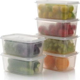 Plastic Fridge Container- 2000 ml-0