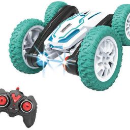 Stunt Remote Control Car 2.4G Rotary Deformation Light Sound Fun Toys Car-image-41