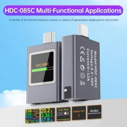 zorbes USB C Power Meter Voltage Current Monitor Digital Tester Digital Multimeter image 5