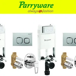 Half Frame Concealed Cistern, with divater body upper espiron set of 2 pic 080 Dual Flush Tank-image-68