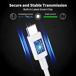 Plugsy Type C 6 A 1 m Silicone Hypercharge 120W Type C Cable| Fast charging|6Amp speed| image 2