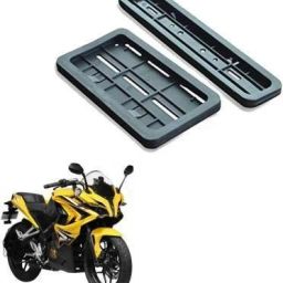 Bike Number Plate Frame (Standard Size for All Bikes) (Front & Back) FOR RS200 Bike Number Plate-image-4