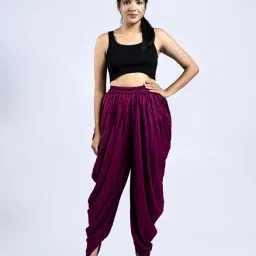 fashionjunction Women Casual Dhoti Pant Solid Women Dhoti-image-33