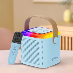 PTron Play with Karaoke Mic, 10W Pristine Sound, 8Hrs Playtime, RGB Lights 10 W Bluetooth Speaker-image-12