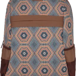 Small 18 L Laptop Backpack Laptop Backpack Women Jute Handcrafted Chromoscope Classic Backpack-43