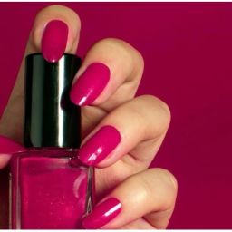 Quick Drying Nail Paint 01 dark pink-34