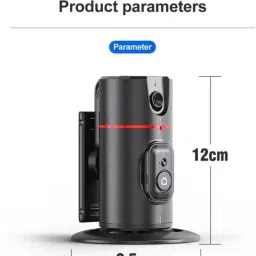 EVAAENTERPRISES P02 Gimbal Stabilizer (Black Color and 2Axis Stabilization) 2 Axis Gimbal for Mobile, Camera image 2