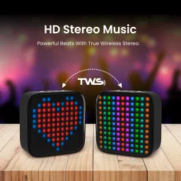 Portronics Pixel with 32 LED Display Animations 8 W Bluetooth Speaker image 3