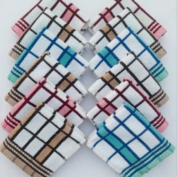Raj Laxmi Thick layered kids Handkerchief Baby Wash Clothes-woman Face Towels ["Multicolor"] Handkerchief-image-18