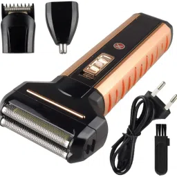 KM 1120 Three in One Shaving & Trimming Kit for Men & Women with Nose Trimmer, Hair Trimmer & Shaver fully Waterproof body Rechargeable Battery Grooming Kit 60 min Runtime 4 Length Settings-image-14