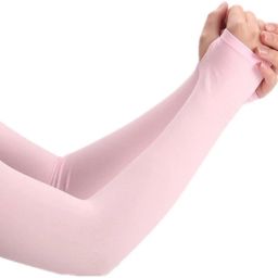 BREATHABLE & COMFORTABLE FULL ARM RIDING GLOVE WITH THUMB HOLE (Pink)_17 Riding Gloves-image-11