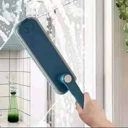 Folding Cleaning Brush Wiper 360° Rotatable Brush Wet & Dry Mop-image-81