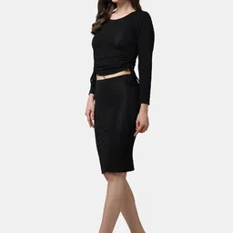 Popwings Self Design Top With Skirt image 3