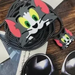 KIYARA iPhone Charger Cover For 18W/20W | Cute 3D Cartoon Character TOM & JERRY Case Cable Protector-7
